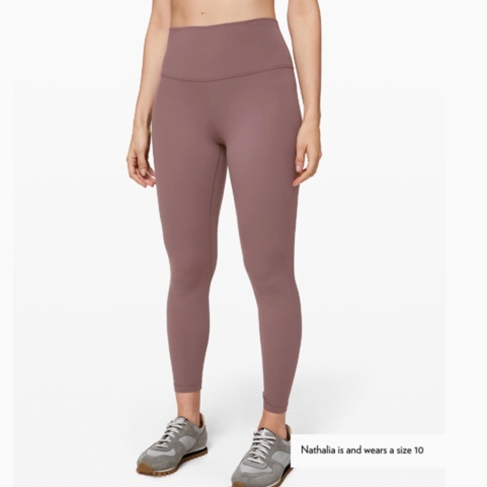 lululemon align pant 25" size 2 like new